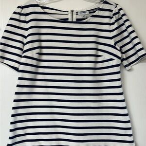 Old Navy Black and White Boxy Blouse